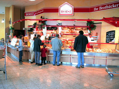 Ladenbau-Konzept ::: Bäckerei Horst im OBI-Markt